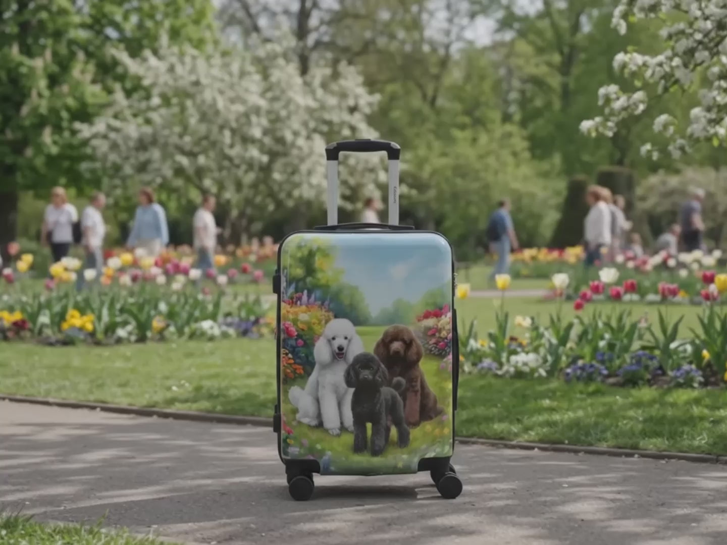 Chariot Poodle Garden Lush Floral Edition